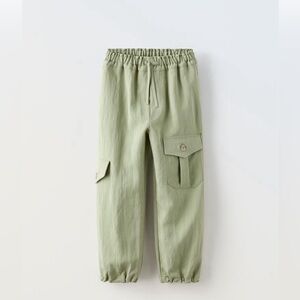 Zara kids Fluid cargo pants 13-14  girls
